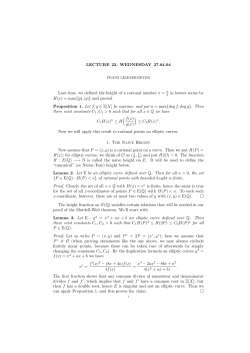 LECTURE 22, WEDNESDAY 27.04.04 Last time, we defined the
