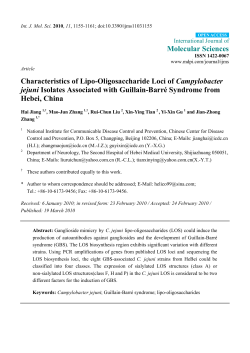 Characteristics of Lipo-Oligosaccharide Loci of
