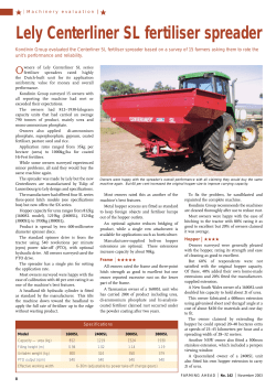Lely Centerliner SL fertiliser spreader