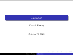 Causation