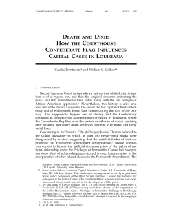 death and dixie: how the courthouse confederate flag influences