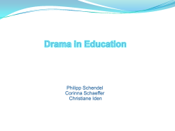 2. Neuroscientific basis of drama in education