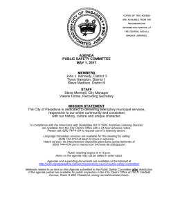 2017-05-01 Public Safety Committee - Regular