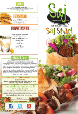 about saj - Saj Mediterranean Grill