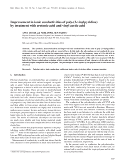 Improvement in ionic conductivities of poly-(2