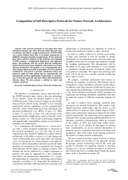 Composition of Self Descriptive Protocols for Future Network