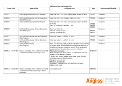 Incidental Fees and Charges