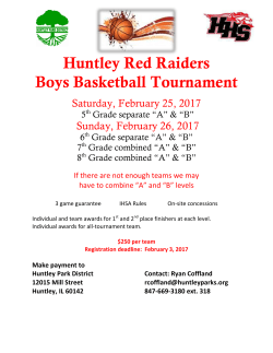 Huntley Red Raiders Boys Basketball Tournament
