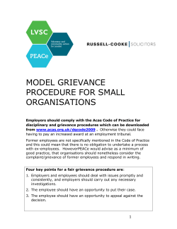grievance-policy-template