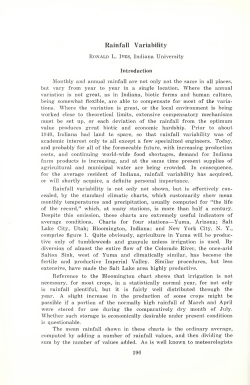 Proceedings of the Indiana Academy of Science