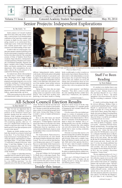 May - Concord Academy