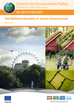 The Multifunctionality of Green Infrastructure