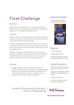Float Challenge 4-18-16