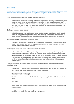 here - Millfield School