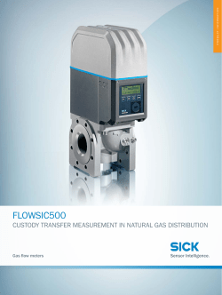 FLOWSIC500 Gas flow meters