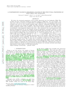 A comprehensive Maximum Likelihood analysis of the structural