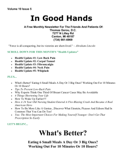 May 2010 - Gerou Chiropractic