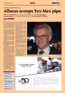 September 2016 Allseas scoops Tex