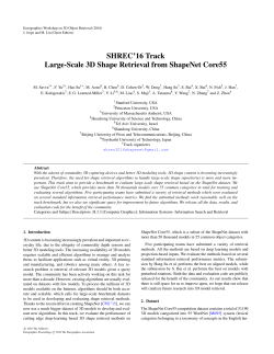 SHREC`16 Track - ShapeNet