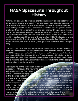 NASA Spacesuits Throughout History