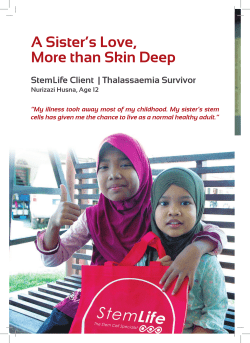 A Sister`s Love, More than Skin Deep