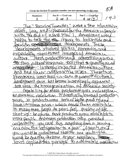 Sample Responses Q5 - AP Central