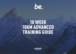 10 week 10km advanced training guide