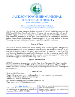 here - Jackson Township Municipal Utilities Authority