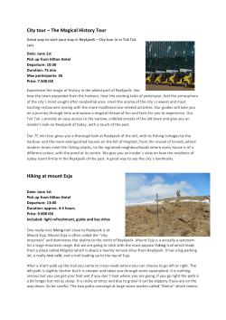 Optional tours