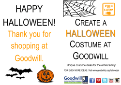 halloween - Goodwill