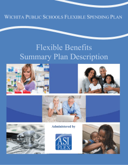 Flexible Benefits Summary Plan Description