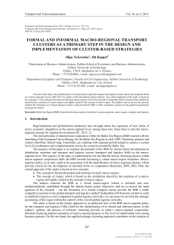 FORMAL AND INFORMAL MACRO