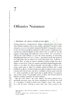 Feinberg - Offense to Others