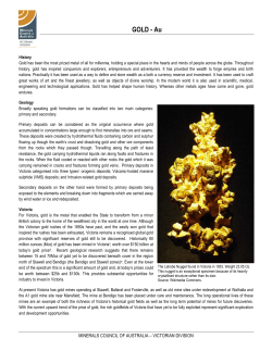 GOLD - Minerals Council of Australia