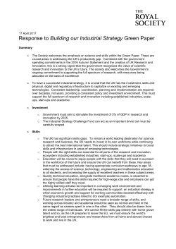 Consultation response