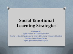 Social Emotional Learning Strategies