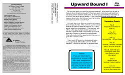 Upward Bound I May - Mineral Area College