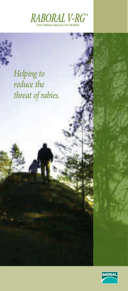 Helping to reduce the threat of rabies.