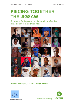 Piecing Together the Jigsaw