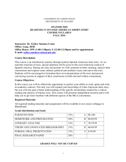 SPANISH 3030 READINDS IN SPANISH AMERICAN