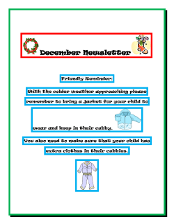 December Newsletter