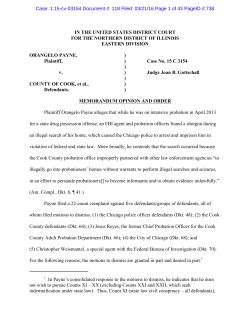 Payne v. County Of Cook et al