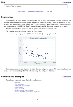 Text in graphs
