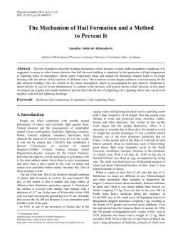 The Mechanism of Hail Formation and a Method