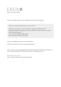 Hepatic Differentiation and Maturation of Human Embryonic Stem