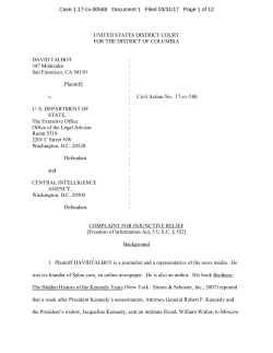 federal complaint - Courthouse News Service