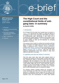 The High Court and the constitutional limits of anti