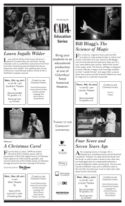 Laura Ingalls Wilder A Christmas Carol Four Score and Seven Years