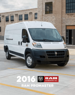 Ram Promaster Brochure
