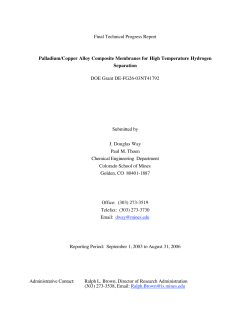 Palladium/Copper Alloy